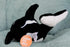 2PCS 11.8 Inches Make My Day Premium Orca Stuffed Animal - Orca Whale Plush for Kids, Plush Toy Killer Whale Shark