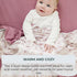Premium Blossom Baby Blanket - Soft and Stretchy Quilt for Kids