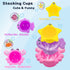 Baby Girl Bath Toys for Kids Ages 1-3 - Water Table Suction Spinning Tub Toys with Stacking Cups for Infants