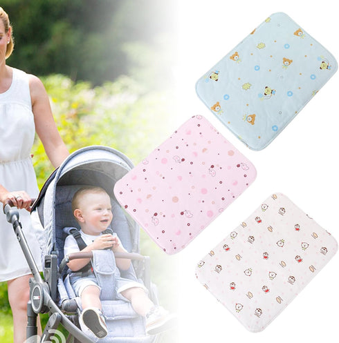 BOGEEL Baby Changing Pad Reusable Waterproof Stroller Diaper Folding Soft Mat Washable,EVA+Cotton Blend