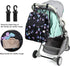 Mimfutu Backpack Butterfly Diaper Bag for Baby Girls Boys, Large Capacity Multifunction Waterproof Maternity Mom Nappy