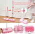 7 Pack Set Cleaning Kid's Housekeeping Tools Kitchen Toys,Includes Mop Broom,Dust-pan,Brush,Apron,Rag,Chenille Duster
