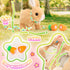 Tagitary Plush Bunny Electronic Toy with Sounds, Hopping, Interactive Rabbit Toy for Kids with Leash