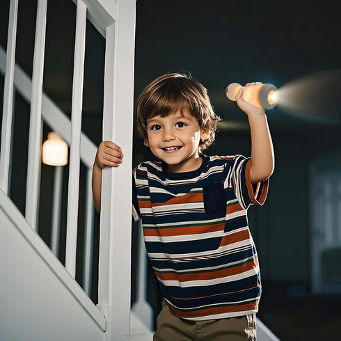 Dimmable ShaArkMango Flashlight with Night Light for Kids Rechargeable LED Nightlight Toddler Bed Room Glow in Dark