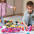 Building Bricks 1000 Pieces Bulk Toys, Kids Building Blocks Compatible with All Major Brands, Accessories with Wheels