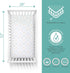 2-Pack 100% 52" 28" 9" Featherhead Fitted Crib Sheets - Cotton - x x for Standard Crib and Toddler Mattress (Jersey