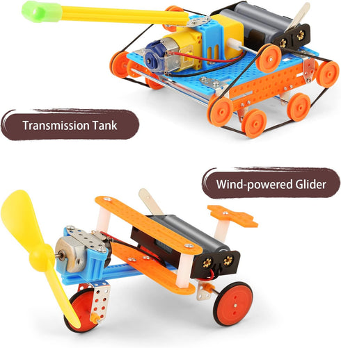 11 Set 8-13 10-12, 8-10 11 12 13 14 STEM Toys for Ages Engineering & Physics Science kit, Robot Building Science