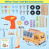 Rincalivestra Set 40 3 4 5 Kids Tool - Pcs Wooden Toddler Tool Bench with Drill, Montessori Construction STEM Pretend