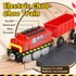 68PCS Set Set 2-4, Playset 3 Lehoo Castle Wooden Train - Toy Train for Toddlers Wooden Train Track for Kids w/Crane