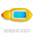 6-24 Munchkin Duck Inflatable Baby Bathtub for Babies Months, White Hot Heat Alert, Great for Home or Travel, Classic