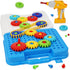Gears Toys for Kids Ages 4-8, STEM Educational Construction Building Toy Set for Boys and Girls, Creative Learning