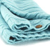 XMWEALTHY Newborn Baby Wrap Swaddle Blanket, Knit Sleeping Bag, Stroller Wrap (Sky Blue, 0-6 Month)