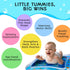 Tummy Tummy 100% 3-12 GEN2 Time Water Mat Inflatable Water Play Pad for Babies - Sensory Time Mat for Floor Play