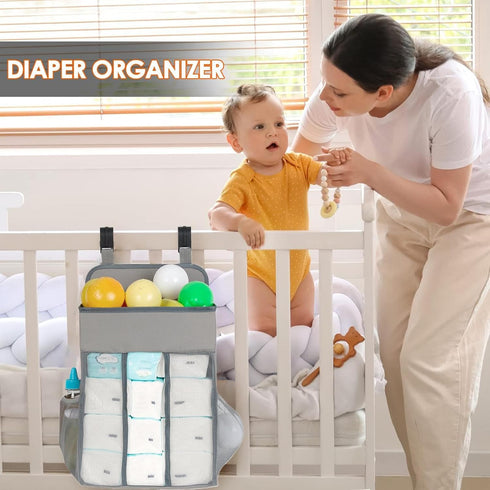 Generic Closet, Hanging Diaper Caddy Organizer - Hangable Nappy Stacker, Household Diapers Organizer | For Changing