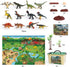 Figures,12 Playset FRUSE Jurassic Dinosaur Toys PCS Realistic Large Dinosaur Figurines with Jumbo Play Mat