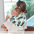 FLildon 1PC Muslin Burp Cloth for Baby Cute Sea Otters Super Absorbent Burping Cloths, Bibs for Newborn Boys Girls