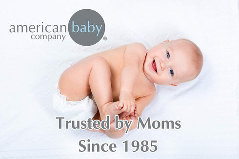 (30" 30") Cozy, American Baby Company Fleece Blanket x with Silk-Like Satin Trim, Soft, Warm & Blue, for Boys