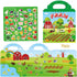 Reusable Sticker Books for Kids - 4 Sets Removable Toddler Sticker Book for Educational Learning Toys