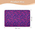 siphylline 52" 34" Leopard Pattern Blue Pink Extra Large Resuable Bed Underpads Water Resistant Baby Diaper Changing