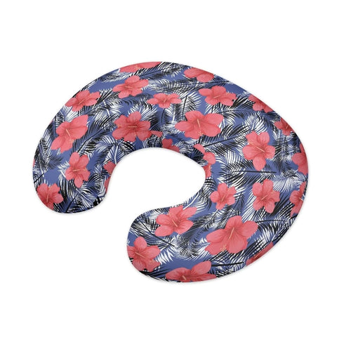Kathyboom Red Floral Nursing Pillow Cover for Maternity Mom, Original Support for Breastfeeding Bottle Feeding, Super