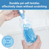 1-Pack Dr. Brown's Soft Touch No Scratch Baby Bottle Cleaning Brush Nipple Cleaner with Stand and Storage Clip, BPA