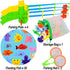 Magnetic Fishing Pool Toys Game - Water Table Bathtub Toy with Floating Fish, Birthday Gifts for Toddler Age 3-6