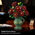 Set, 1482 12+ PLAXSOON Dahlia Flowers Building Flower Bouquet Gift for Mothday Day Botanical Collection Building Block