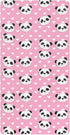 SEHANY Cute Cartoon Panda Fitted Crib Sheet 52"x28" - Soft Breathable Cotton Baby