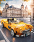TYCOLE Set 8-12(313Pcs) Sports Cars Building Blocks with Display Case, Retro Race Car Building Toys, Collectible Model