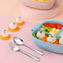 LIANYU 9-Piece Toddler Spoons, Stainless Steel Self Feeding Silverware Set for Kids 2-10 Years, Dishwasher Safe