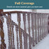 White Safety Rope Net for Kids, Knotless Fence Protective Netting for Stair Balcony, Outdoor Decoration Grid Net,