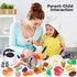 CUTE STONE Play Kitchen Accessories Toy - Play Food Sets for Kids Kitchen, Toddler Kitchen Playset