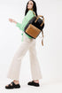 Pack Backpack FAWN DESIGN Diaper (Classic with Contemporary Diaper Bag Features) (Black/Tan)