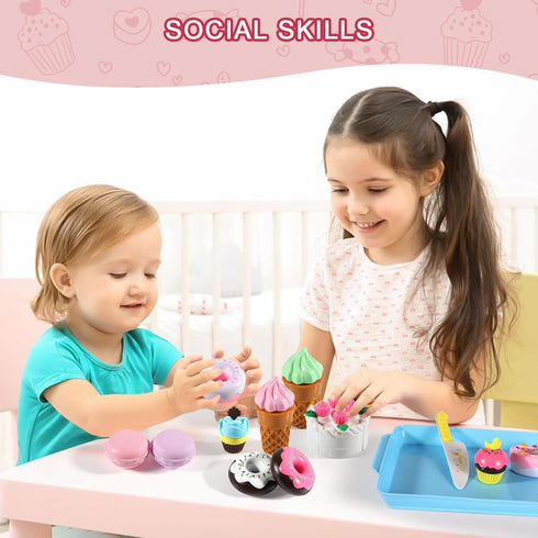 Play Food Sets for Kids Kitchen - Toy Food for Pretend Play, Educational Gift for Toddlers