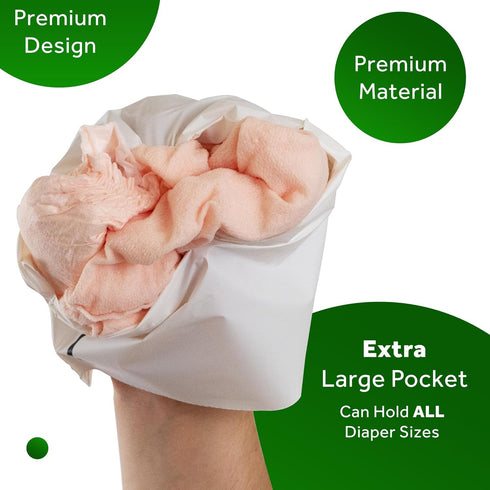MaskIT Diaper Disposal Bags | Eliminate Odor With Our Patented Odor Blocking Diaper Disposal Bags | Fits All Baby