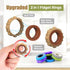 12 Pack Fidget Toys Adults Sensory Rings: Texture Spinner Rings - Stress Relief Sensory Toys for Kids ADHD - Quiet Desk