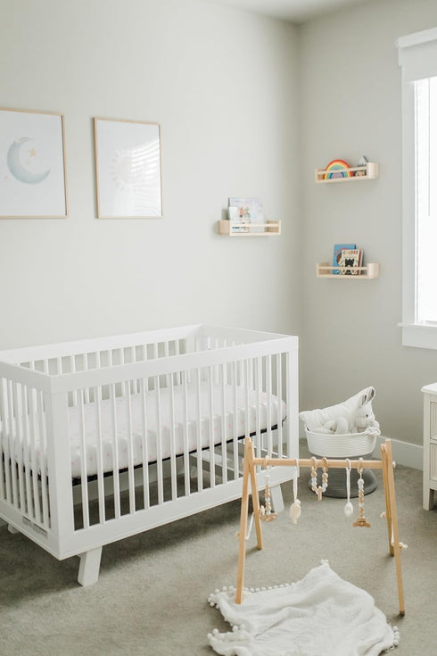 CutieCozy (2 Pack), Set, Satin Fitted Crib Sheet Lightweight Oeko-TEX Certified Safe Satin Crib Sheet Prevents Bald