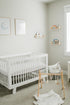 CutieCozy (2 Pack), Set, Satin Fitted Crib Sheet Lightweight Oeko-TEX Certified Safe Satin Crib Sheet Prevents Bald