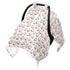 Dalzium Vintage Baseball Car Seat Cover Baby, Carseat Canopy Cover for Girl Boy,