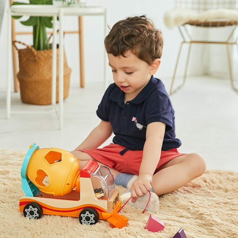 2 TOP BRIGHT Wooden Shape Sorter Toys for Toddlers Learning Sort and Match for Year Old