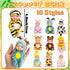 10 Pcs Mini Baby Dolls,4 inch Lifelike Realistic Baby Dolls with Animal Clothes,Cute Small Baby Doll for Girls Kids Easter Basket Valentine Birthday