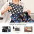 Gravopti Portable Diaper Changing Pad, Waterproof Baby Changing Pad with Built-in Pillow, Black and White Polka Dot