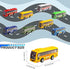 HSMQ 16 Set, Pcs Pull Back City Bus Vehicles Toys Mini Pull Back Cars for Kids Toddlers, Friction Powered Racing
