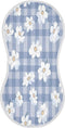 YETTASBIN Flower Plaid Muslin Baby Burp Cloth, Super Soft Absorbent Cotton Burp Rag