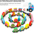 27 Set Set Wondertoys PCS Wooden Magnetic Number Train Toy Compatible with Major Brands Train Tracks