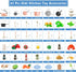 Bruvoalon 67Pcs Kids Play Kitchen Toys Set, Pretend Cooking Playset with Pots, Pans, Utensils, Foods, Learning Gift for
