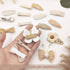 16 Pcs Butterfly Flower Hair Clips for Girls, Fully Lined Handmade Barrettes Hair Accessories