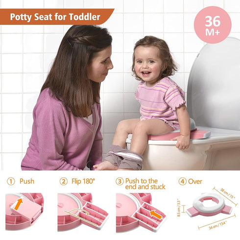 MCGMITT Portable Potty with Bonus Silicone Baby Teether Ball