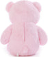 Poutmac 4Ft Giant Pink Teddy Bear Soft Stuffed Animals Cute Plush Toy for Women Kids for Valentine's Christmas Birthday