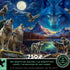 Ceaco Glow in The Dark Jigsaw Puzzle, The Beauty of Wolves, 750 Piece Puzzle for Adults